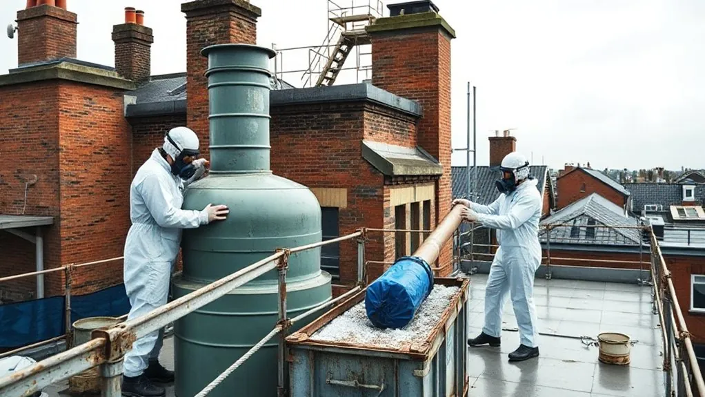 Water Tank & Flue Removal in East Ham — HSE-licensed specialists